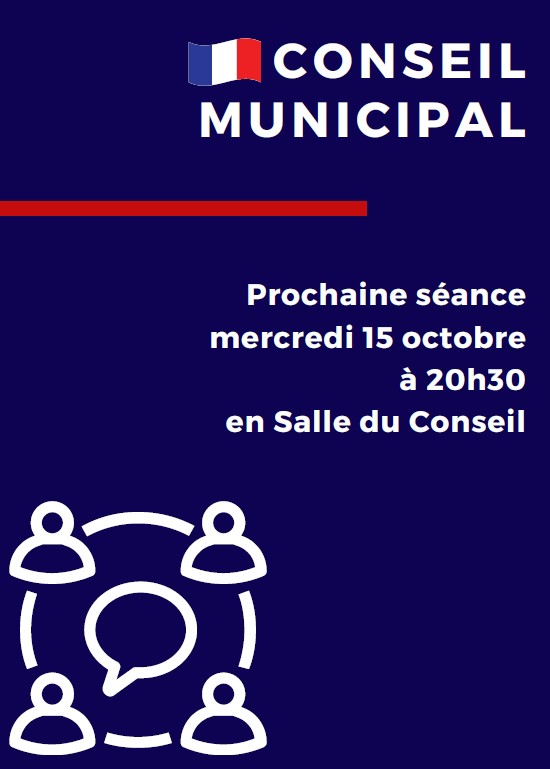 Conseil municipal OCTOBRE 2025