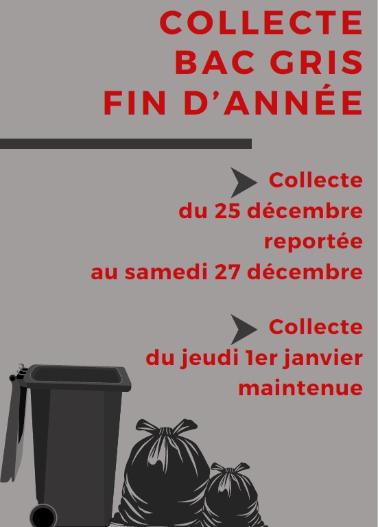 Collecte des bacs gris