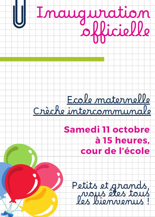 Inauguration officielle