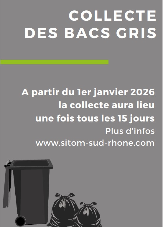 Collecte bacs gris