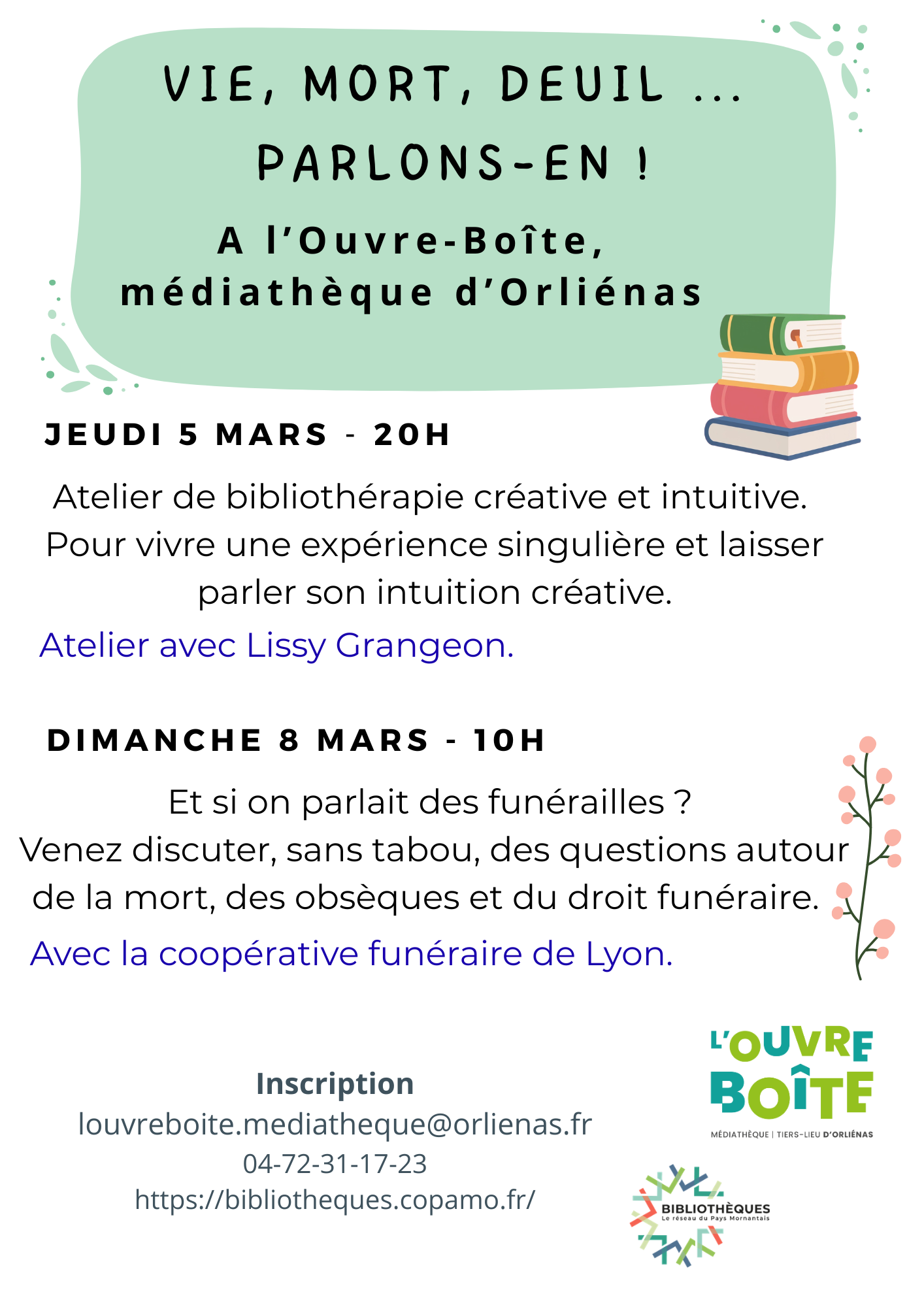Ouvre-boîte Atelier Bibliothérapie